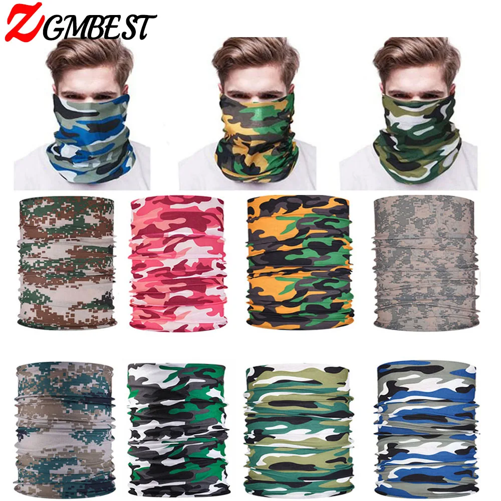 الحجاب دراجة نارية باندانا عقال الرقبة الجراب أغطية الرأس في الهواء الطلق الصيد المشي لمسافات طويلة ركوب قناع الوجه وشاح سحري للرجال والنساء #1