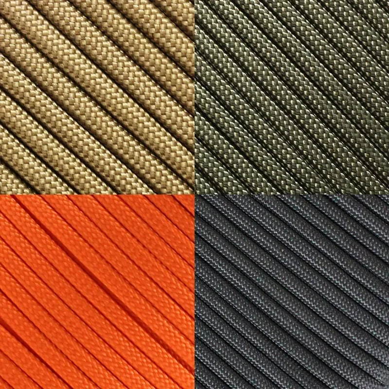 7 Cores 550 Paracord Cord 3/10/31M Dia.4mm For Outdoor  Survival Lanyard Parachute Hiking Tent Accessories camping  rope