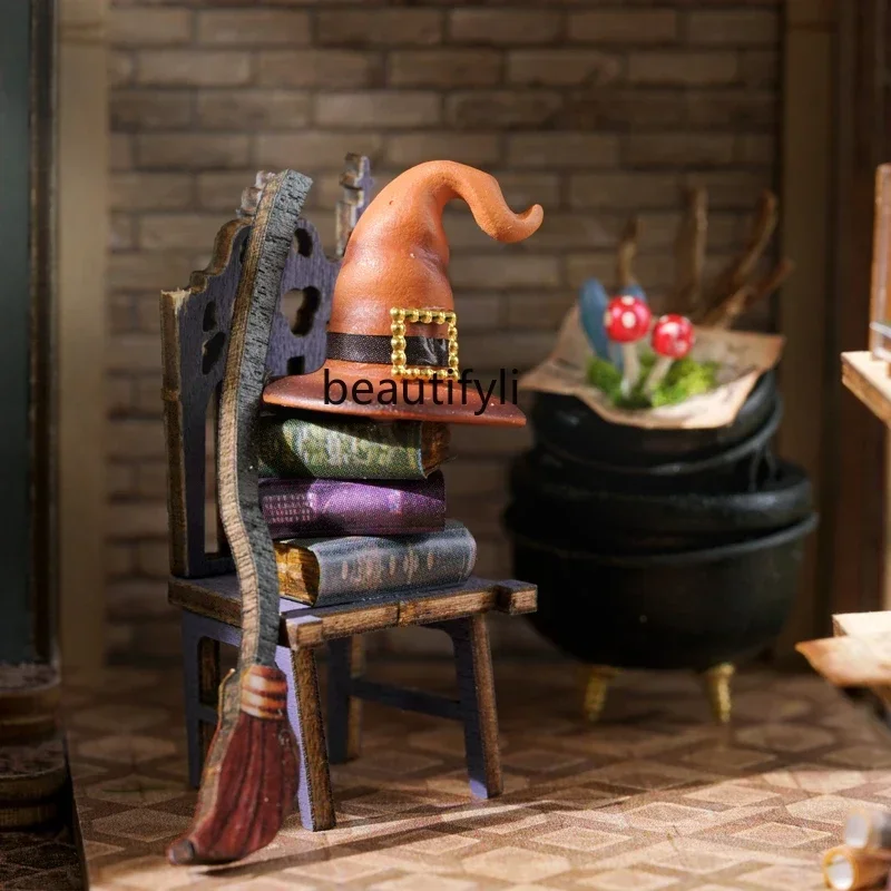 Modelo de montagem de casinha artesanal, presente de aniversário criativo, namorada