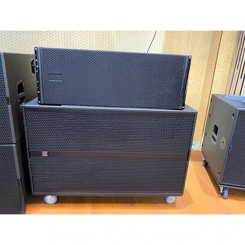 

Pro Audio Video 3 Way TTLL 55-A Dual 12 Inch Active Line Array Speakers for Outdoor Big Concert DJ Audio Sound Syst