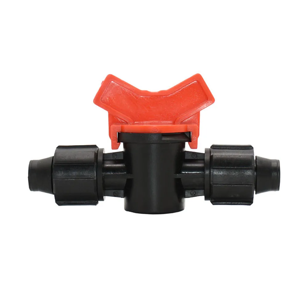 

5/8" Drip Tape Irrigation Valve Waterstop Connectors 16mm Water Valve Garden Tap 5/8 Hose For Greenhouse Drip Irrigation 20Pcs