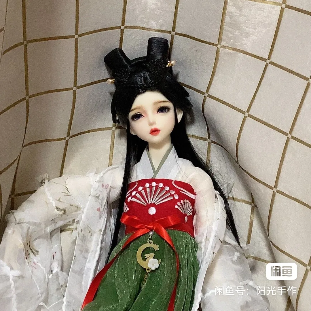 Ob27 figuer bjd altes kostüm robe hanfu fee kleid outfit für bjd/sd yosd msd sd13 mädchen puppen zubehör c2323