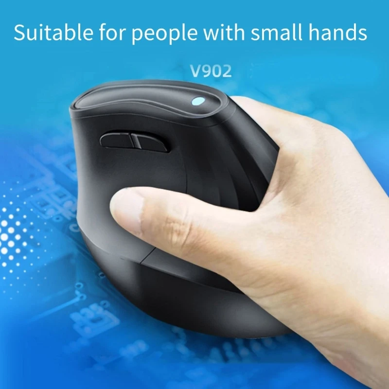 Mouse ergonomico Mouse verticale wireless Ricaricabile Compatibile con