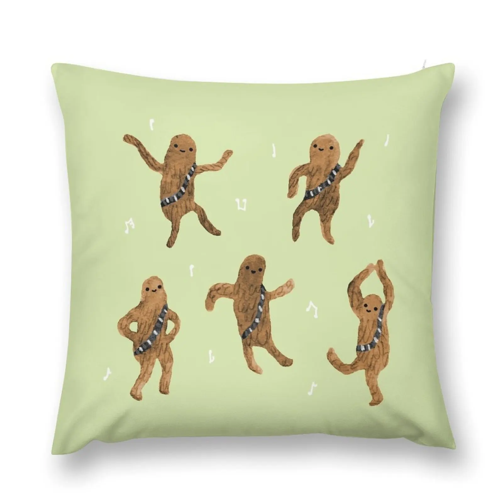 Wookie Dance Party Throw Pillow Pillowcases For Pillows Christmas Pillow Decorative pillowcase Rectangular Cushion Cover pillow