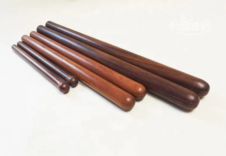 Collective Chinese Drum Stick Lion Dance Solid Hardwood Drum Stick - Iron Rosewood