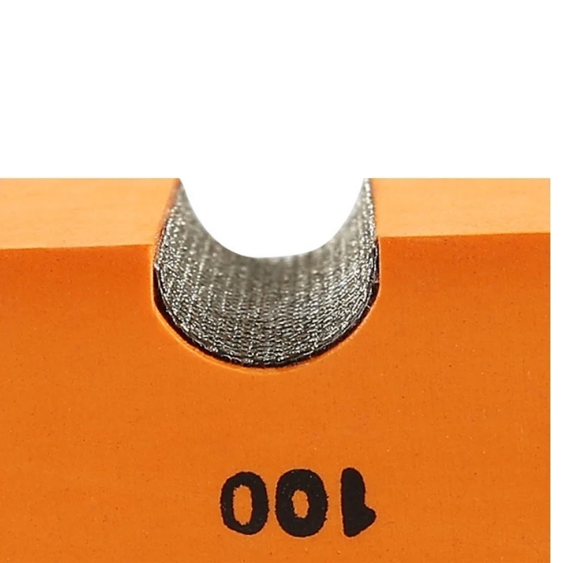 Concave Diamond Hand Polishing Pads 60-400 Grit Abrasive Block for Tile Glass Ceramic Stone Marble  Sanding  Polishing Tool