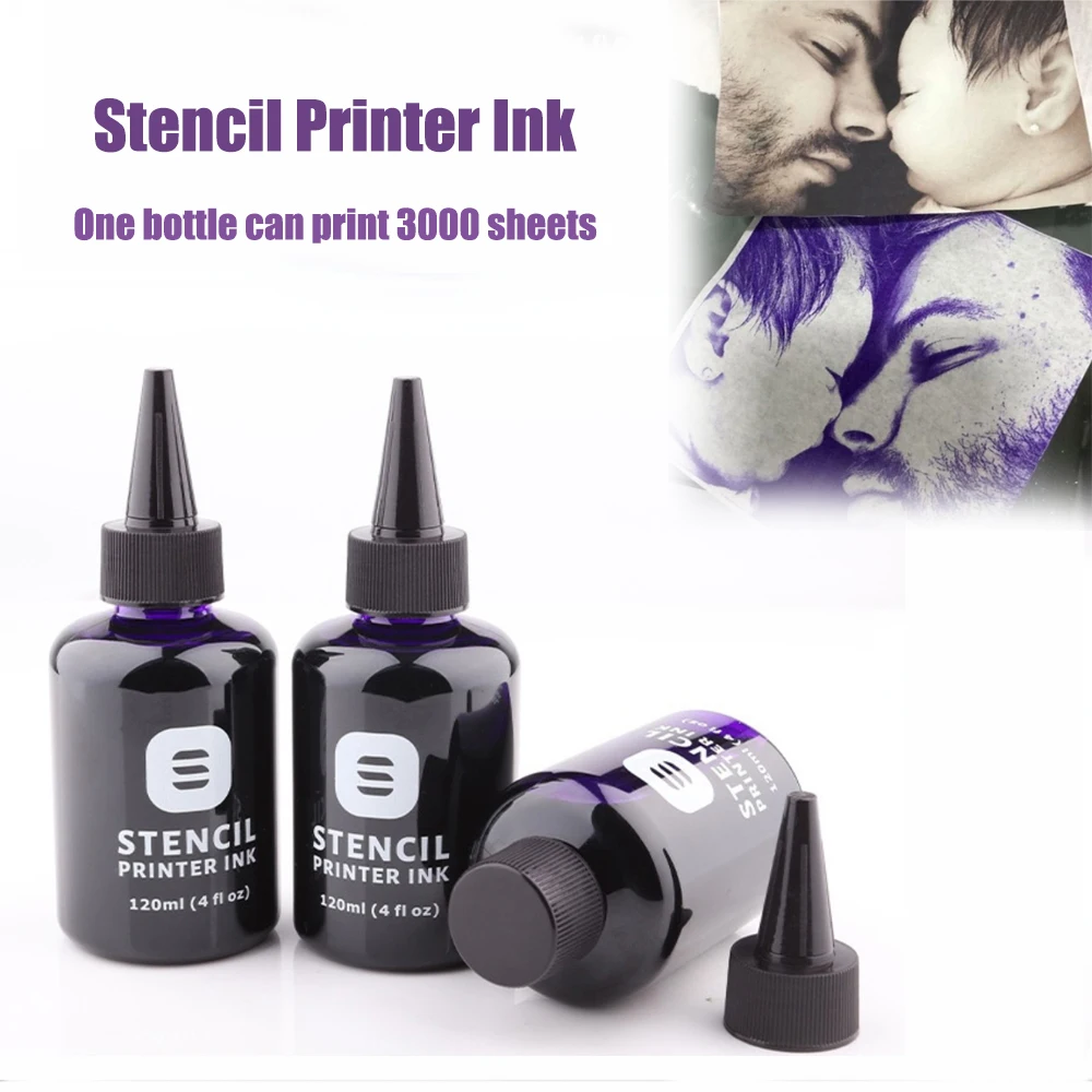 4Oz Tattoo Stencil Print Inkt Nieuwe Technologie A4 Transfer Tracing Pape Inkjet Transfer Machines Toegewijde Inkt Tattoo Accessoires