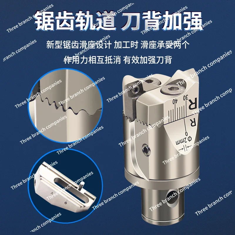 

Numerical Control Tool Machining Small Hole Fine-tuning Head Adjustable Boring Rod Boring