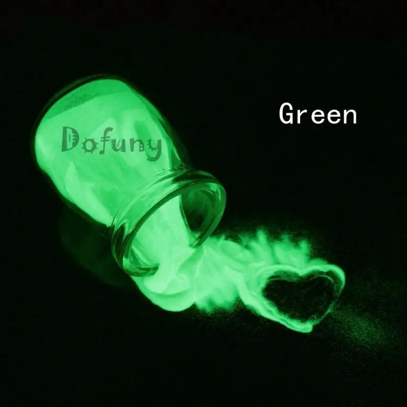 Dofuny – poudre fluorescente Super brillante, Pigment lumineux phosphorescent, néon, 100g