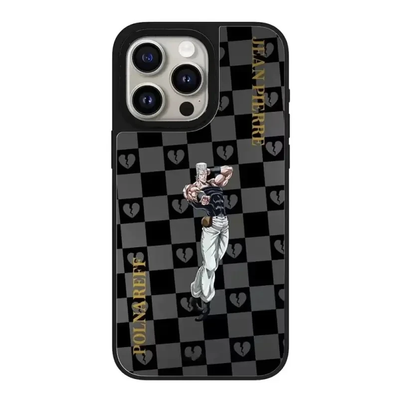 

Magnetic Anime Plaid Pattern iPhone 12 13 14 15 Pro Max Protective Case