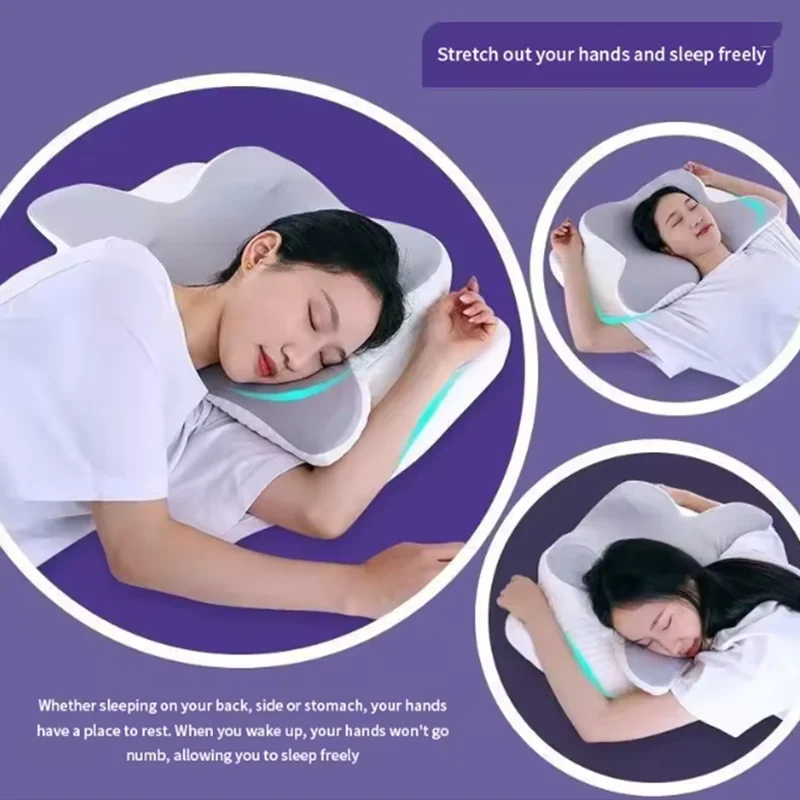 Memory Foam Pillows Butterfly - Memory Foam Orthopedic Pillow Neck Pain ulasan dan harga