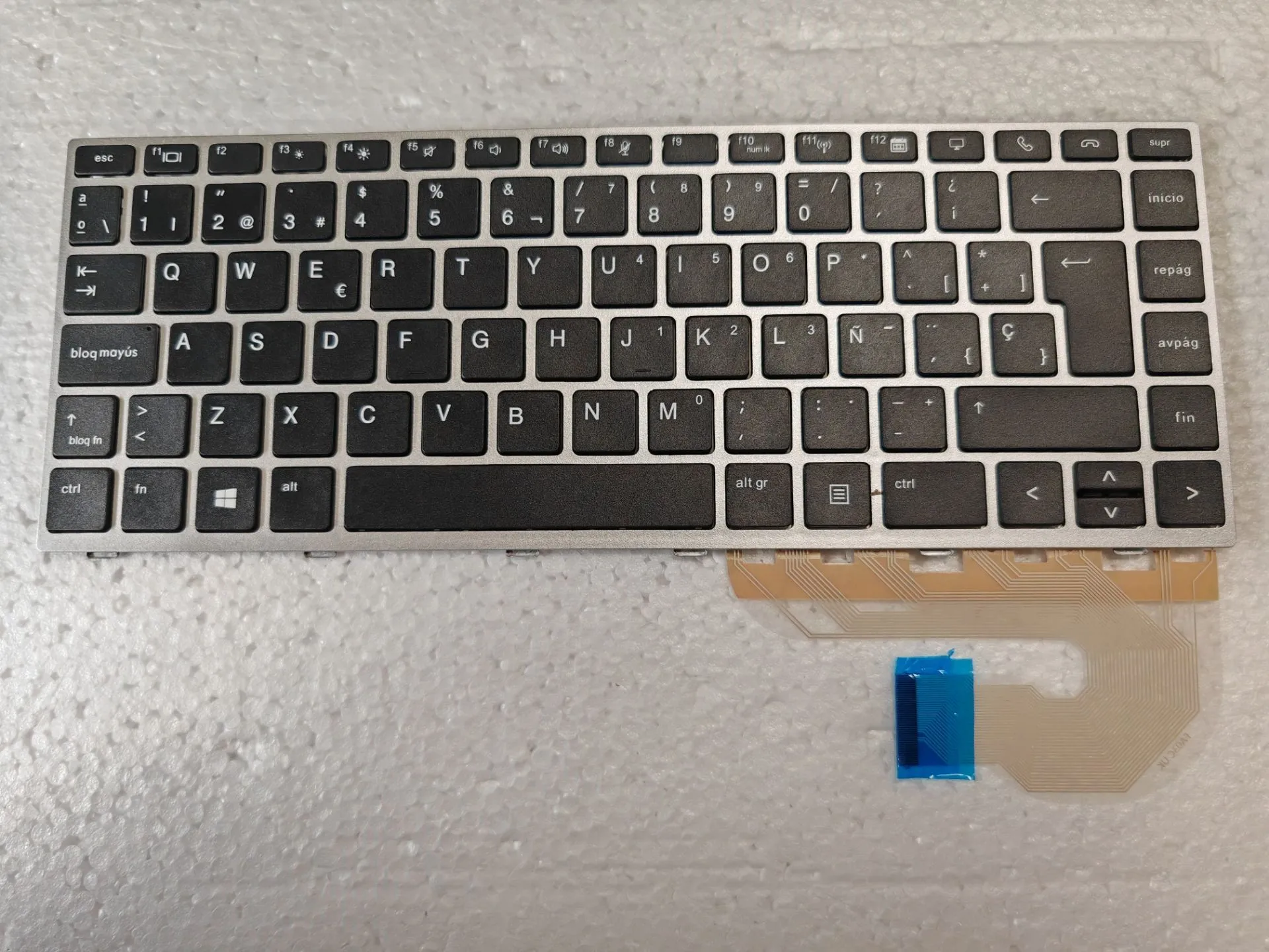 Hiszpańska klawiatura do HP EliteBook 745 G5 745 G6 840 G5 840 G6 846 G5 846 G6 848 G5 ZBook 14u G5 14u G6 bez podświetlenia