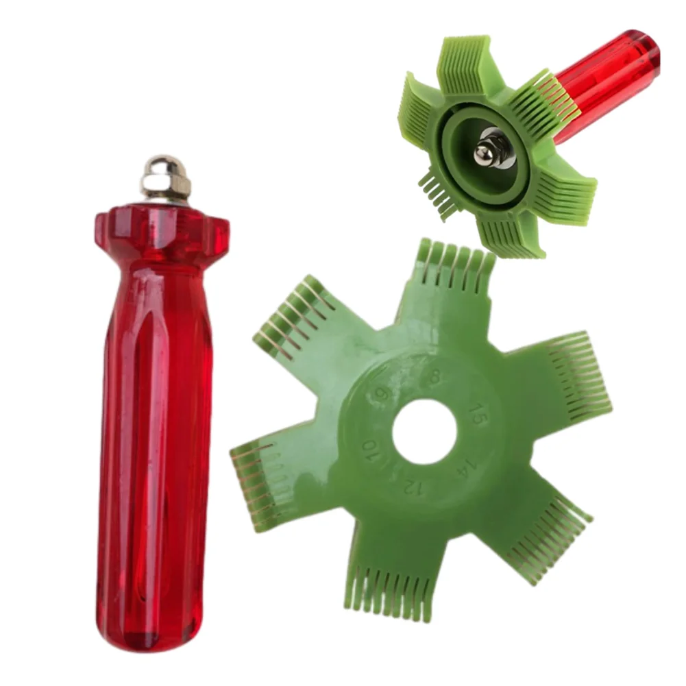 Выпрямитель катушки кондиционера Инструмент для выпрямления катушки кондиционера Автоматическая система охлаждения Удержание упаковки Гребень для ребра радиатора