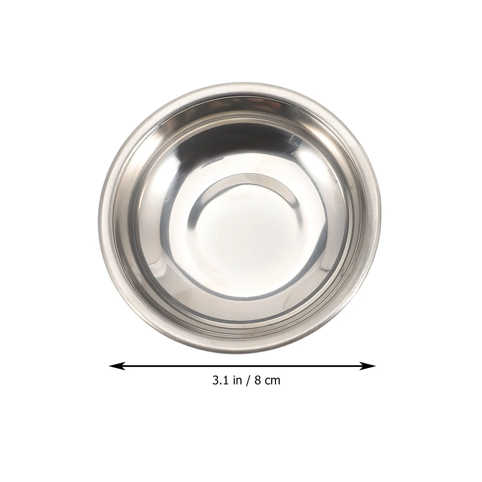 2pcs Carat Scale Pan Stainless Steel Weighing Dish For Jewelry Electronic -Saving Round Edge Tray Measuring Powder