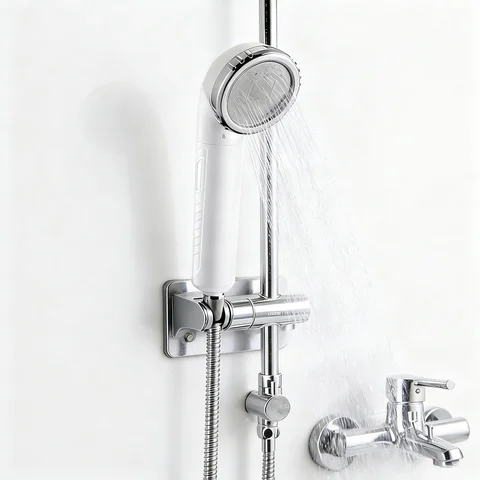 Miniwell Shower Head Filter - Handheld High Pressure Ionic Filtered Shower Head Without Hose - Remove Chlorine