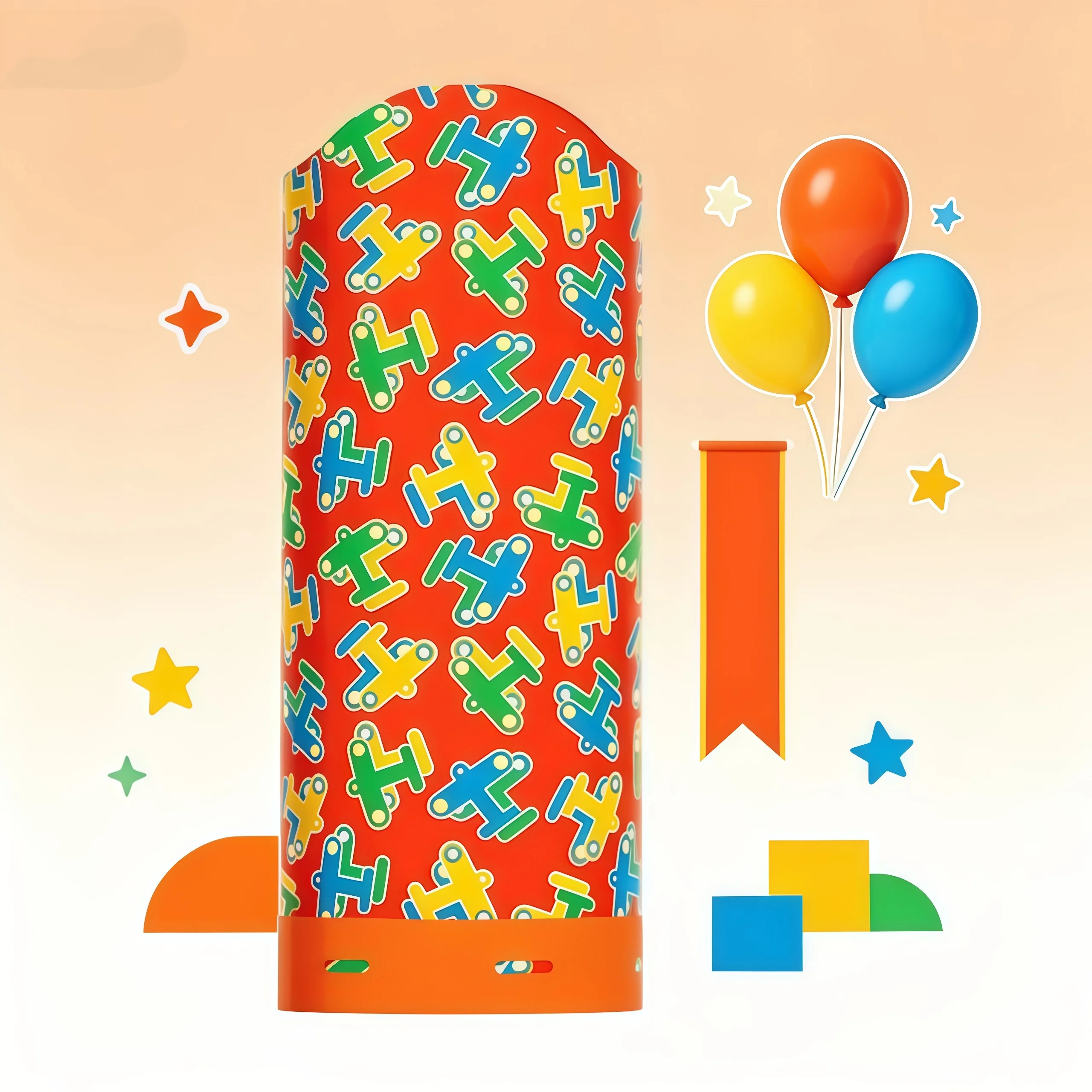 Kids Flying Tube Glider Toy, Pull Up Expandable Outdoor Gliding Aircraft, Parent-Child Throw & Catch Game Toy, Backyard Lawn Gar