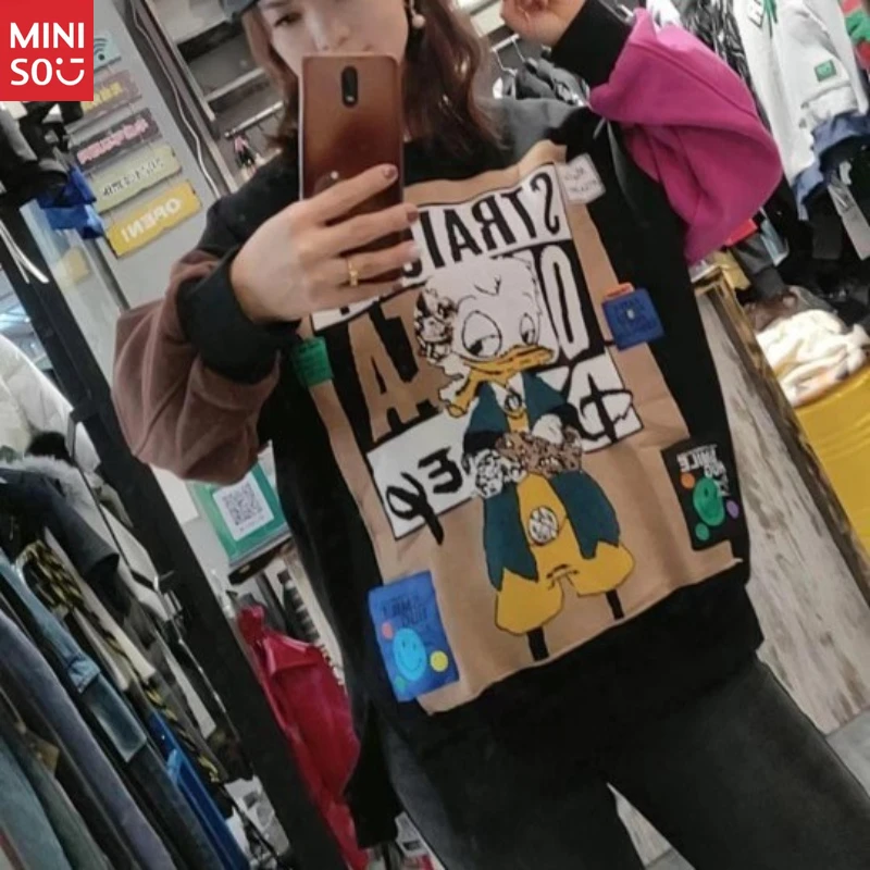 

Disney Fleece Sweatshirt for Women, Plush Warm Top with Patchwork, Colorblock Knit Jacket