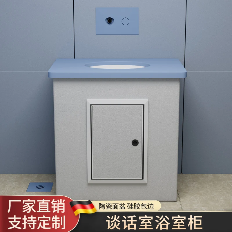 

Тюремная комната, силиконовая раковина для предотвращения столкновений, мытье комнаты, мягкая сумка, шкаф для ванной комнаты, керамический умывальник