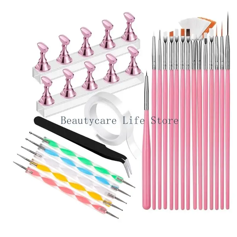 652C Complete 24Piece Design Practice Tool With Ergonomic Handle Painting Drill Pen Perfect For Home Practice