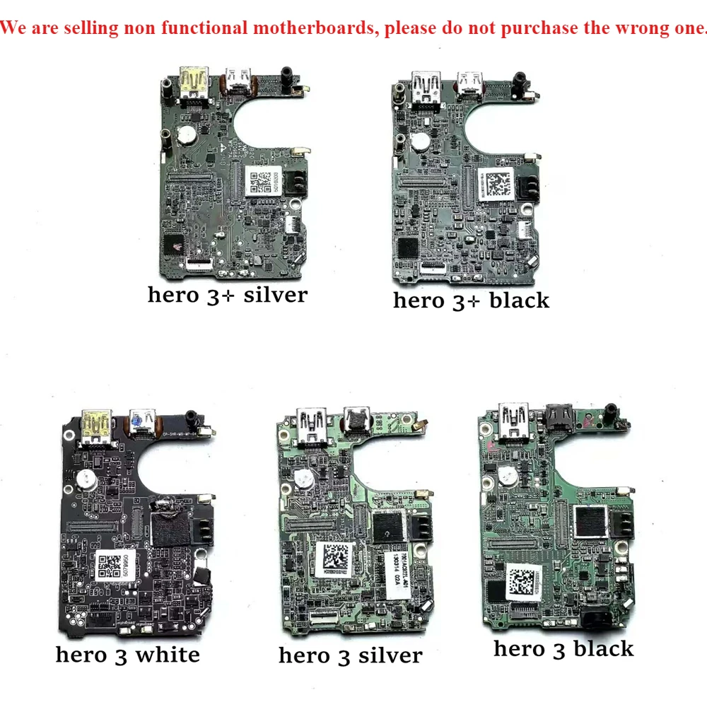 1pcs Not Work ! Waste Original Main Board Mainboard Not Working for Gopro Hero 10 9 8 7 6 5 4 3 Fusion Max Action Camera