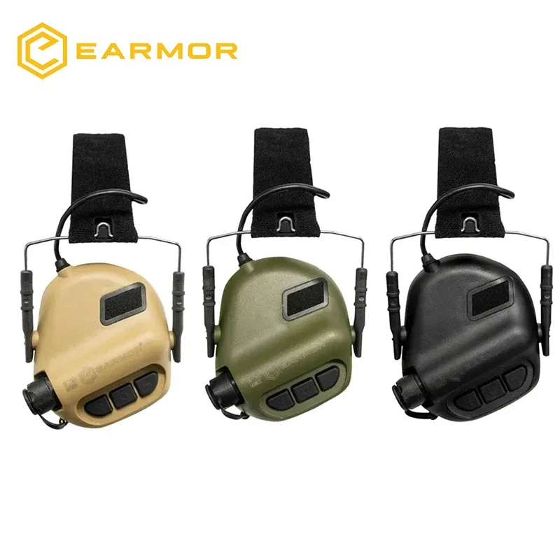 Earmor Original Tactical Headset M31 MOD4 Military Air Gun Shooting Earmuffs Anti-noise Headphone Electronic Aviation Headsets