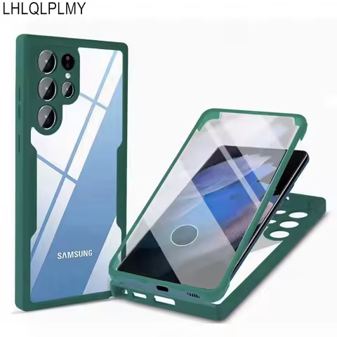 Front Back Protect ShockProof Case For Samsung Galaxy S25 S21 FE S22 Plus S23 Ultra S24 A52 A52S 5G A10S A20S 360 Degrees Cover