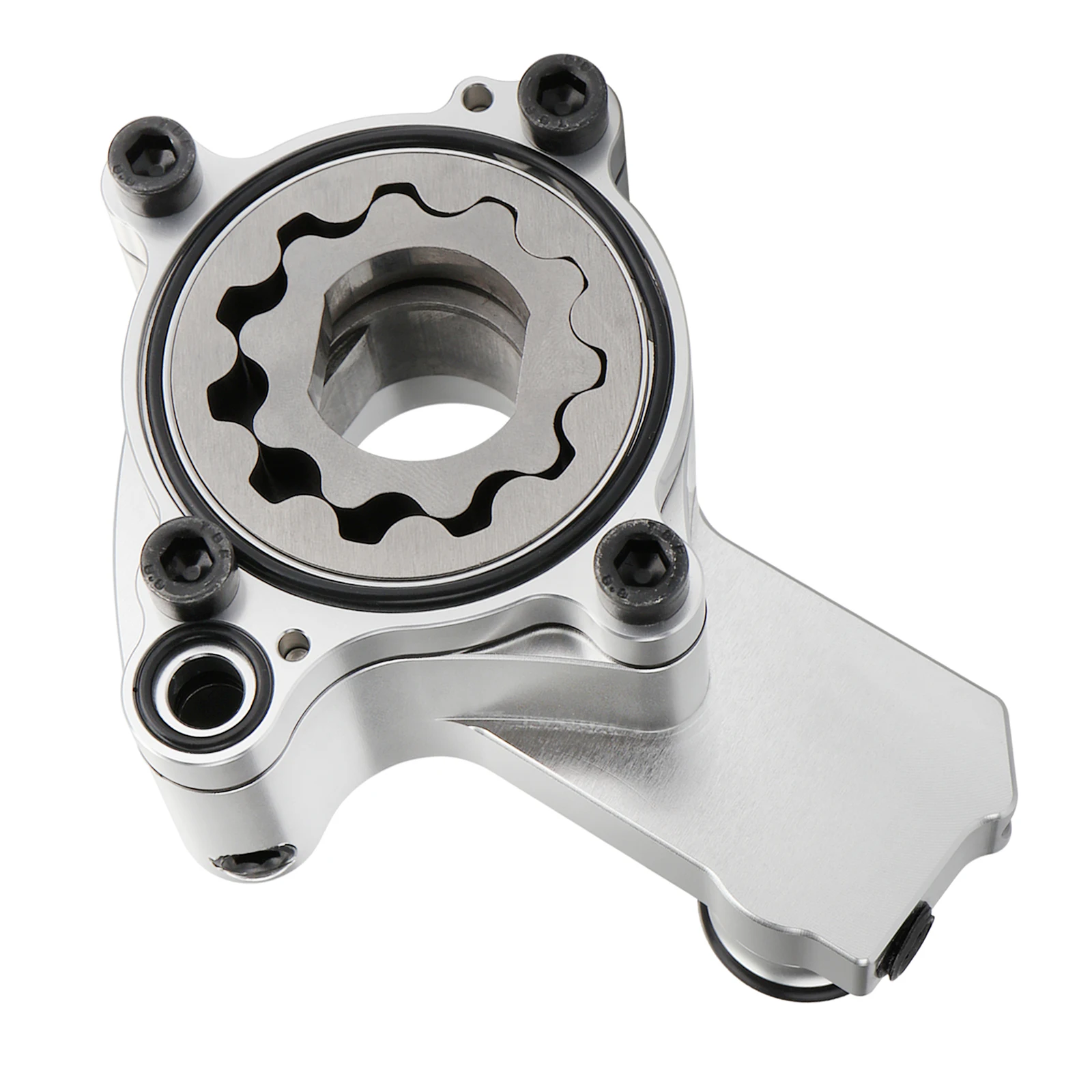 

Motorcycle High Flow Volume Oil Pump for Harley 1999-2006 Touring Softail Dyna Twin Cam 88 Engine Models, Chrome