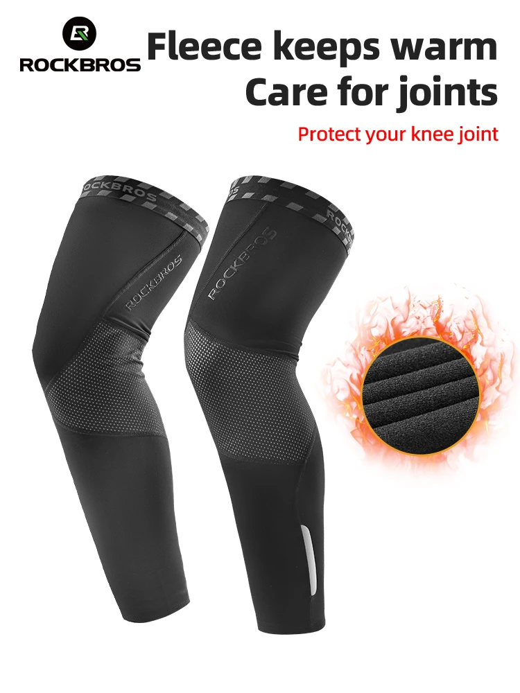 AliExpress ROCKBROS Winter Leg Warmers Men Windproof Thermal Fleece Warm Bicycle Leg Cover Sleeves Sports Motorcycle Bike Cycling Legwarmer
