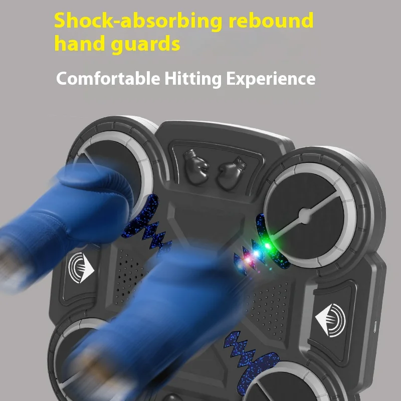 4/6 مفاتيح الموسيقى الذكية الملاكمة الهدف بلوتوث الإلكترونية الملاكمة المدرب الأطفال المنزل الضغط جدار الهدف الملاكمة الرمل