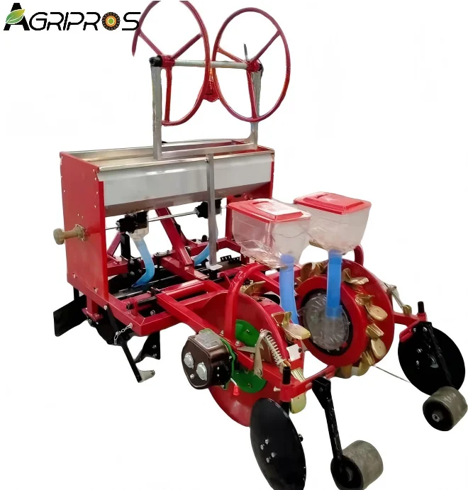 New Hydraulic Spray Drip Irrigation Peanut Seeder Duckbill Film Punching Planter with Seeder First Spread the Film Then Sow