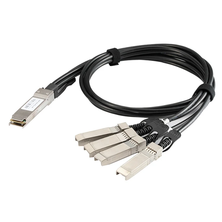 40G QSFP TO 10G DAC Cable 1m (3ft) QSFP-4SFP10G-CU1M 40G QSFP to 4x10G SFP DAC Passive Direct Attach Copper Breakout Cable