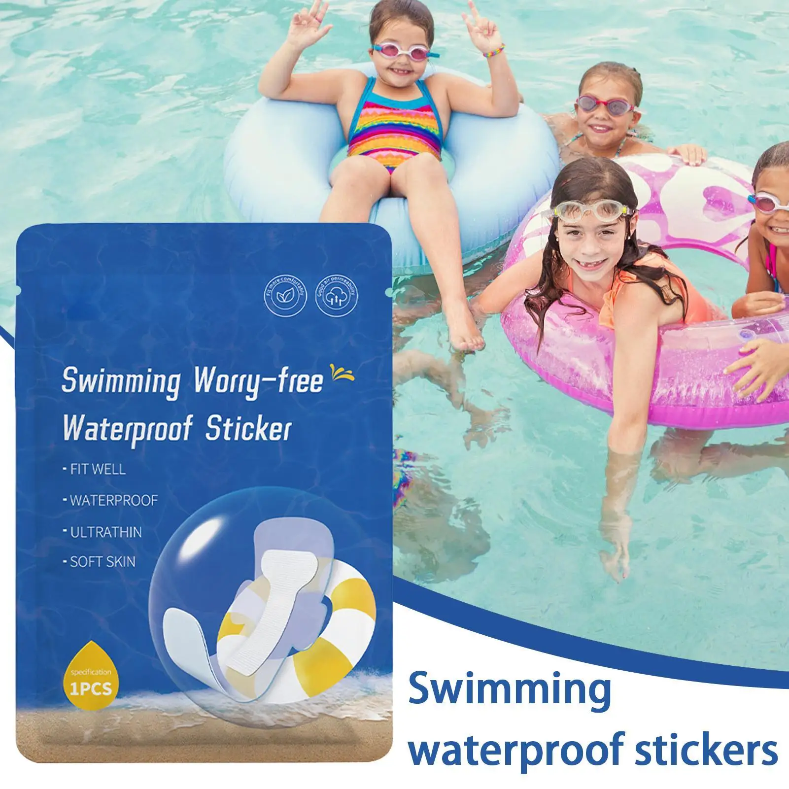 

Safe Waterproof Women Private Patches PU Breathable Swimming Private Sticker Protective Prevent Dirts Waterproof Sticker