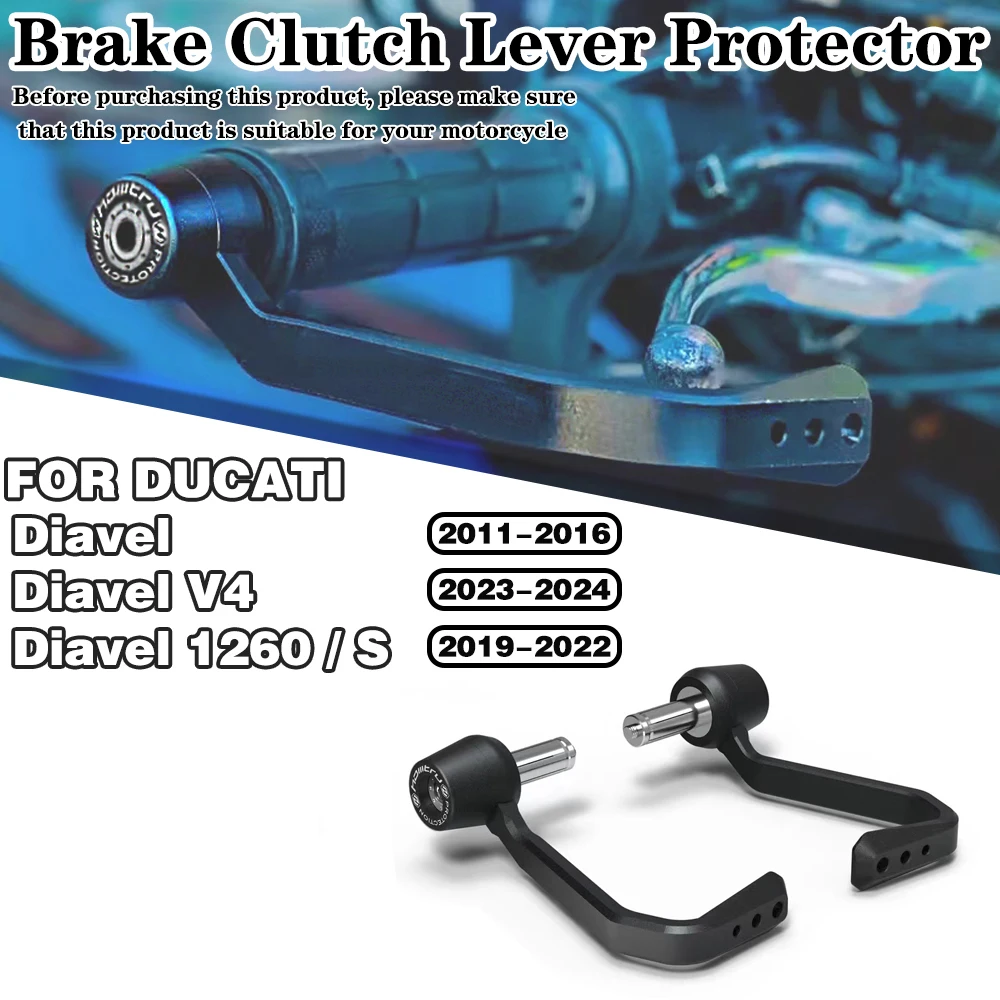 For Ducati Diavel 1200 1260 1260S V4 2011-2024 Motorcycle modification accessories Brake and Clutch Lever Protector Kit