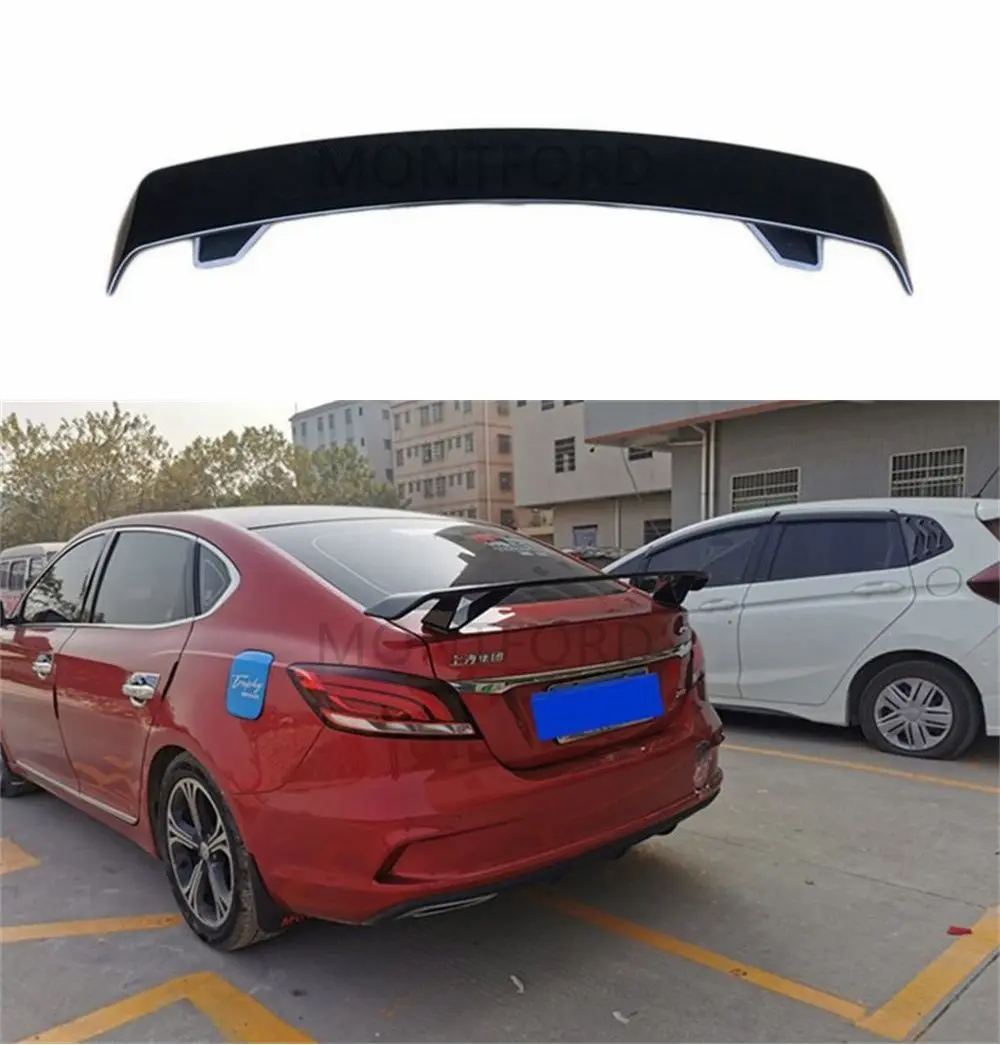 

Стайлинг автомобиля для MG6 MG6 2015-2022, внешний неокрашенный цвет, задний спойлер, хвостовое крыло багажника, авто украшение