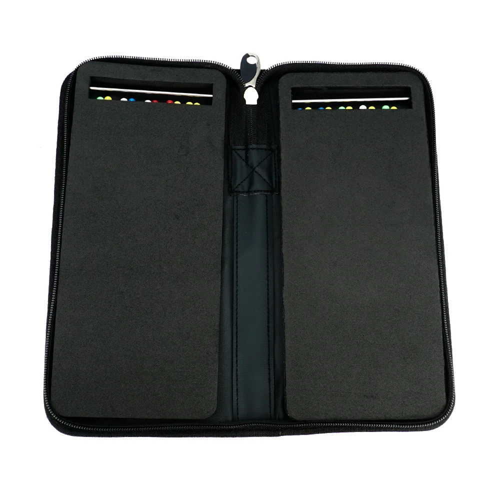 Hirisi 1 قطعة جهاز صيد سمك الشبوط محفظة تلاعب الشعر حقيبة لينة رغوة هوك ربط حقيبة حمل ملحقات صيد السمك #2