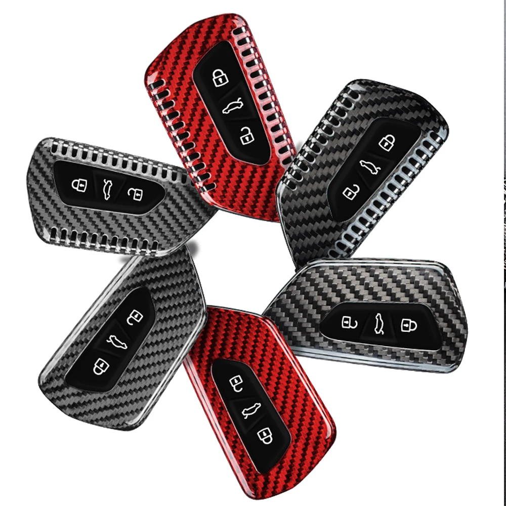 

2026 Горячий для VW VOLKSWAGEN для Volkswagen VW Чехол для ключей, чехол для ключей из углеродного волокна для Volkswagen ID.4 Golf 8 K8 GTI ID.3 S