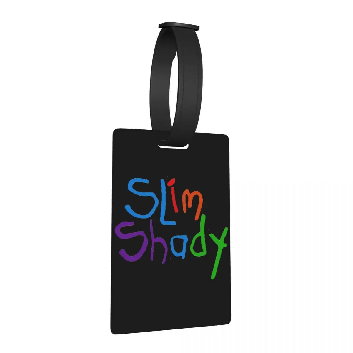 

Багажные бирки Death Of Slim Shady Eminem, аксессуары для чемодана, милый багаж, посадочная бирка, держатель этикетки, идентификационное имя, адрес