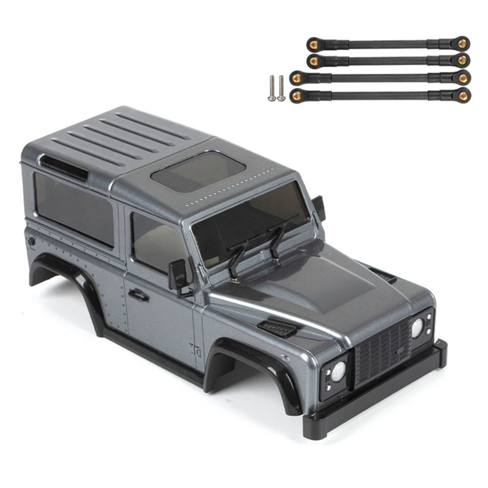 Hard Plastic D90 Body Shell for 1/24 Axial SCX24 JLU 1/16 XIAOMI Jimny RC Crawler Car DIY Upgrades Parts,Grey