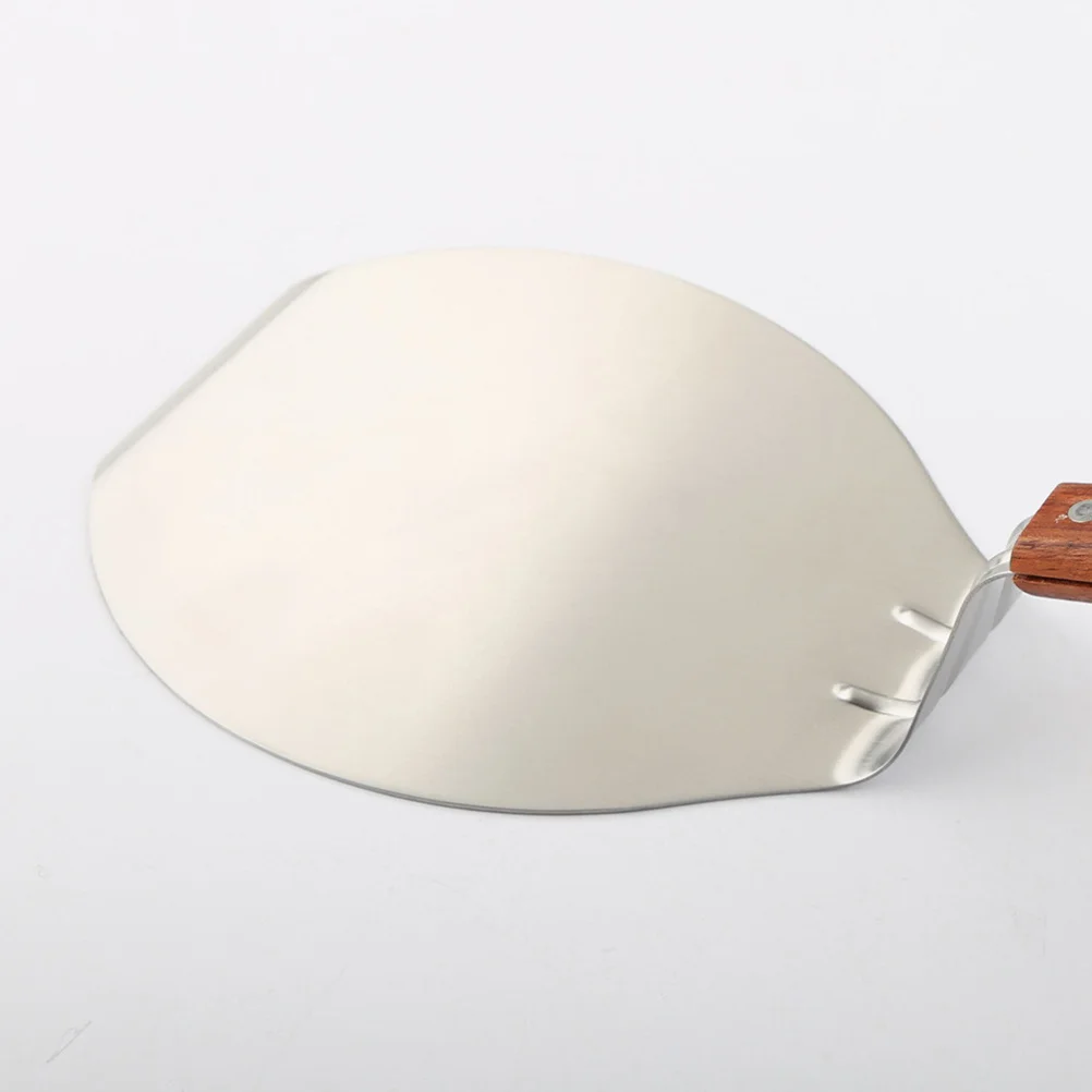 

1Pcs Stainless Steel Pizza Shovel Practical Kitchen Gadget for Bread Meat Hanging Hole for Easy Storage