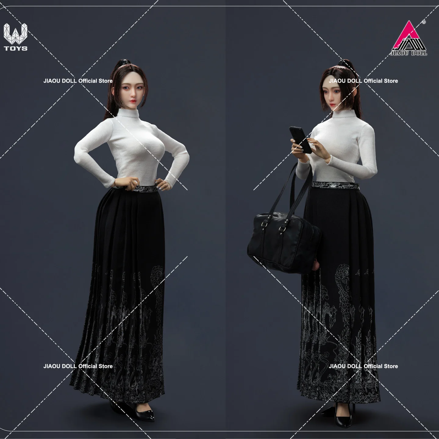 

1/6 Scale Xiaoru Full Set Figurine Movable Eyes Head Carving Clothes Accessory 12'' Female Soldier Action Figure Body Dolls