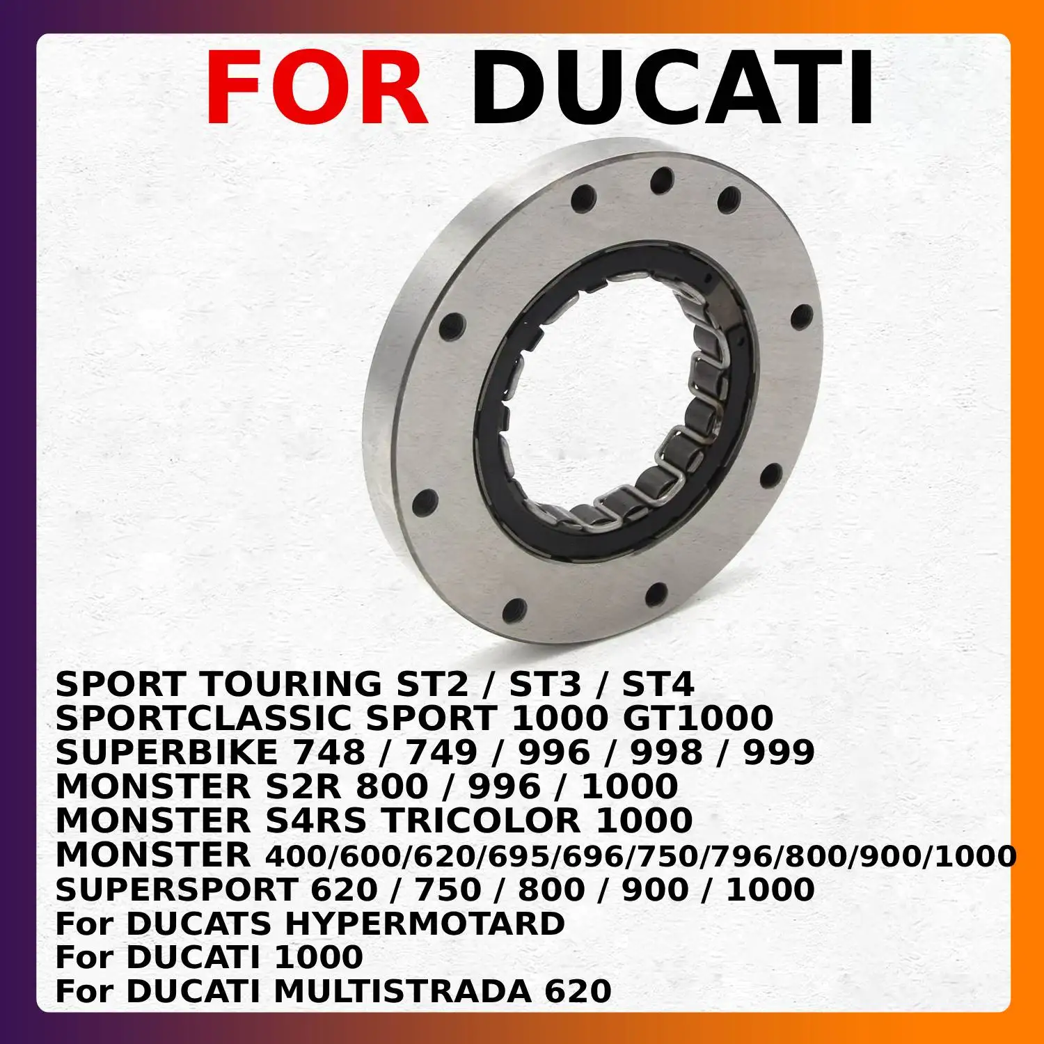 

Motorcycle clutch assembly For DUCATI MONSTER S2R 800 S4R 996 S4RS TRICOLOR 1000 SUPERBIKE 748 400 600 696 SUPERSPORT 750