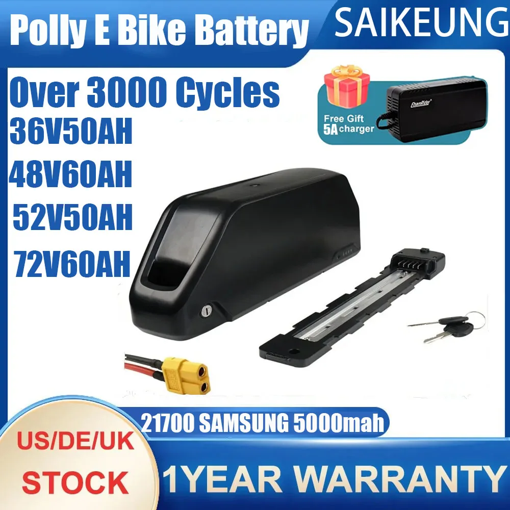 

Original Hailong polly dp7 36v 48V 52v 60v 72v bateria 48v ebike 15ah 20Ah 30Ah 40Ah 50AH 60AH batttery 500w-2000W 3000w Motor