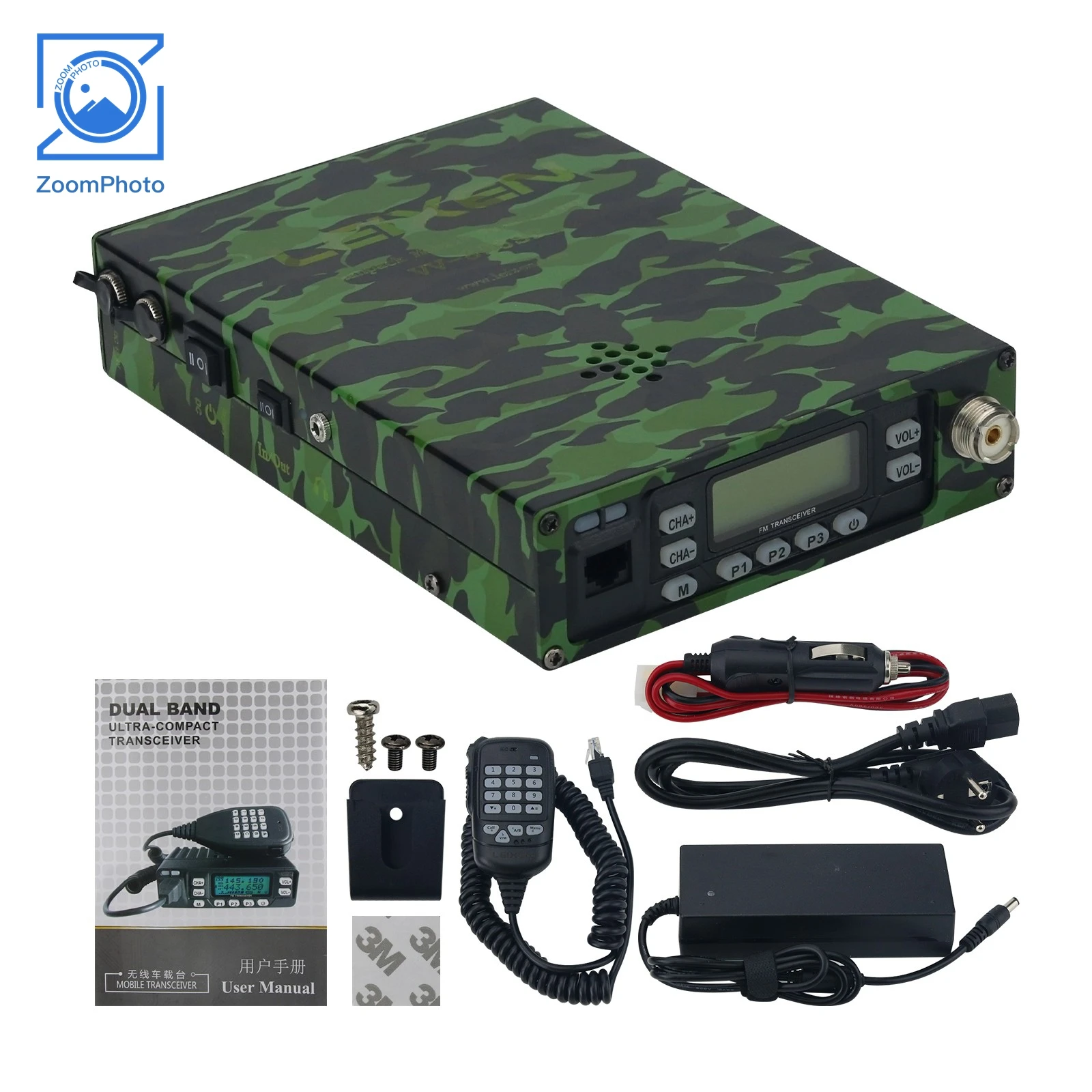 

25W High Power Portable V-T5S VHF UHF Dual Band Mobile Radio Transceiver Walkie Talkie Long Range 10-30KM