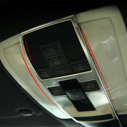 Car-Styling Interior Front Reading Light Lamp Frame Cover Trim Sticker For Mercedes Benz C Class W204 C180 C200 C260 2008-2014