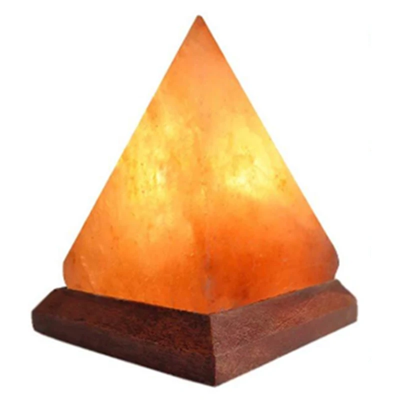 

Himalayas Crystal Salt Lamp USB Led Pyramid Salt Crystal Lamp Atmosphere Atmosphere Lamp