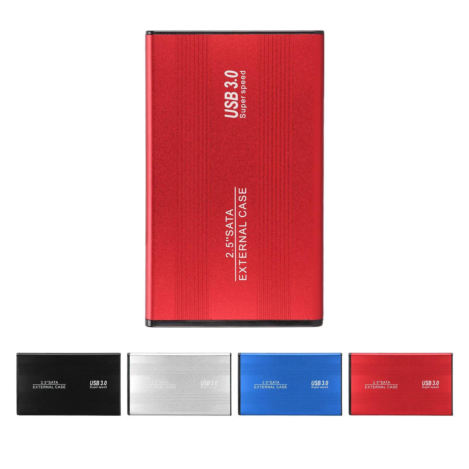 USB3.0 harde schijf behuizing 5Gbps overdrachtssnelheid 2TB capaciteit antistatisch met aluminium behuizing voor Windows voor OS X