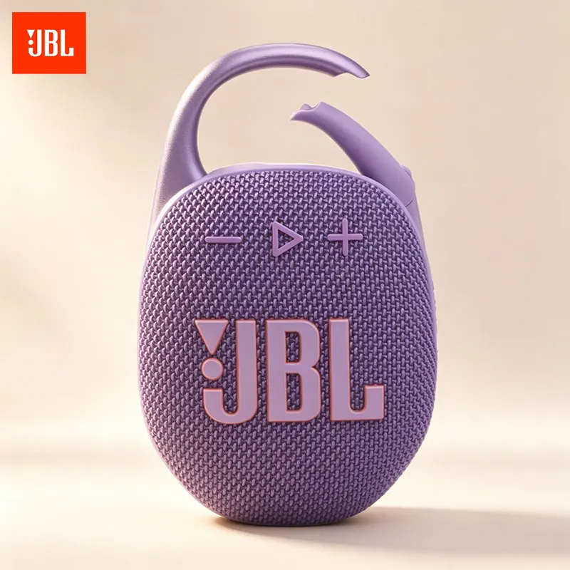 

JBL Clip 5 Mobile phone and tablet external speaker with dual-mode Bluetooth connection. Compact and easy to store.