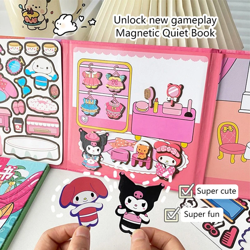 Het Is Niet Nodig Om Cartoon Sanrio Kuromi Mereti Patroon Kinderen Rustig Boek Speelgoedboeken Zelf Gemaakt En Duurzaam Te Knippen