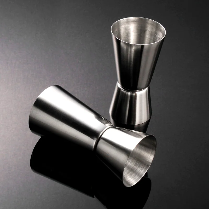 Cocktail-Jigger-Set aus Edelstahl – doppelseitiges, langlebiges Barwerkzeug mit Stift zum präzisen Getränkemischen – Restaurant-Zubehör