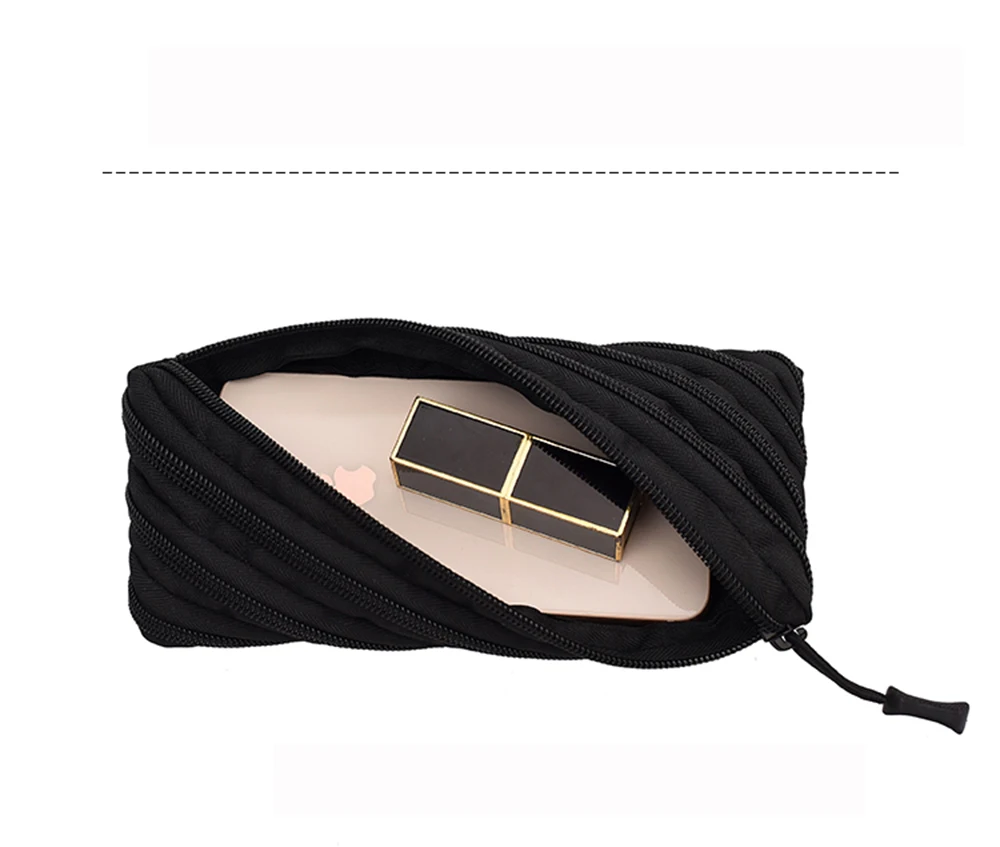 탈부착 가능한 지퍼 멀티폼 동전 지갑 디자이너 스타일 핸드헬드 클러치 백 휴대용 대용량 키 파우치 유니섹스 핸드백